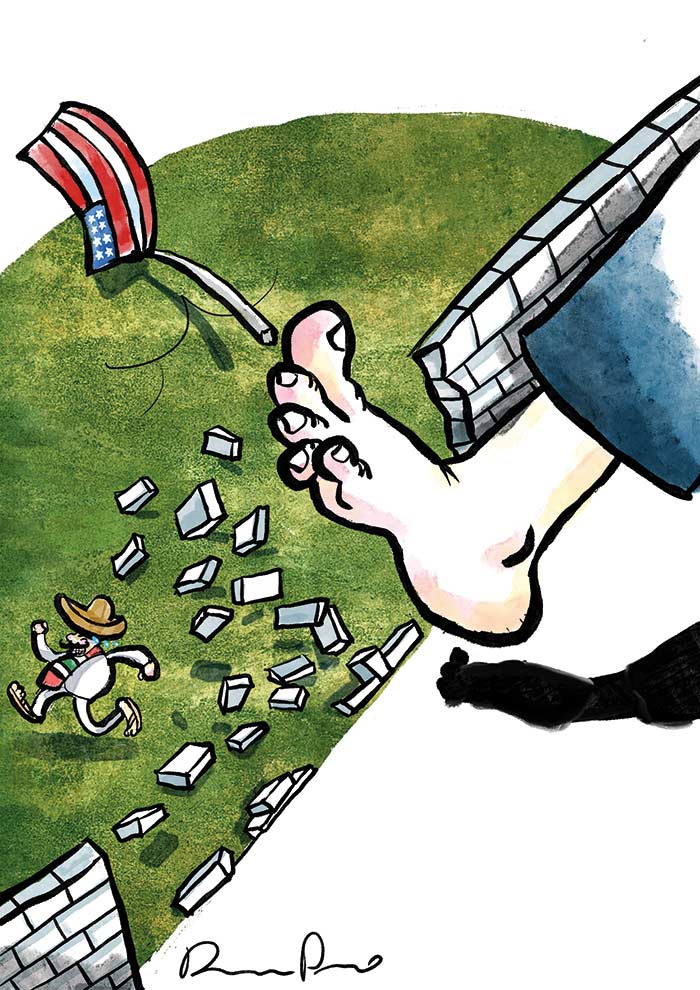 ¡Qué desmadre en la frontera!