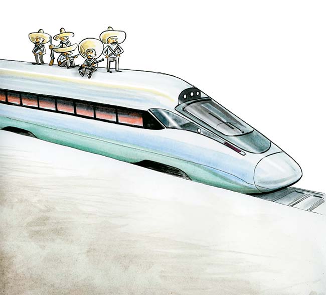 El tren de alta velocidad sin velocímetro